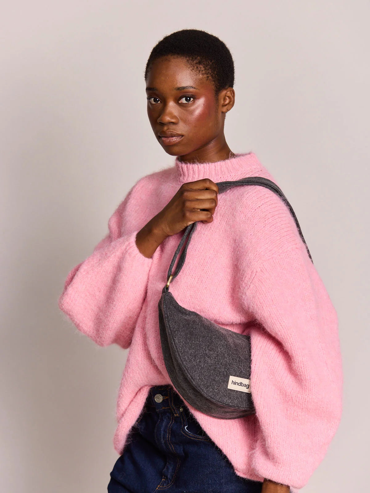 Riñonera Andrea Denim Gris Hindbag