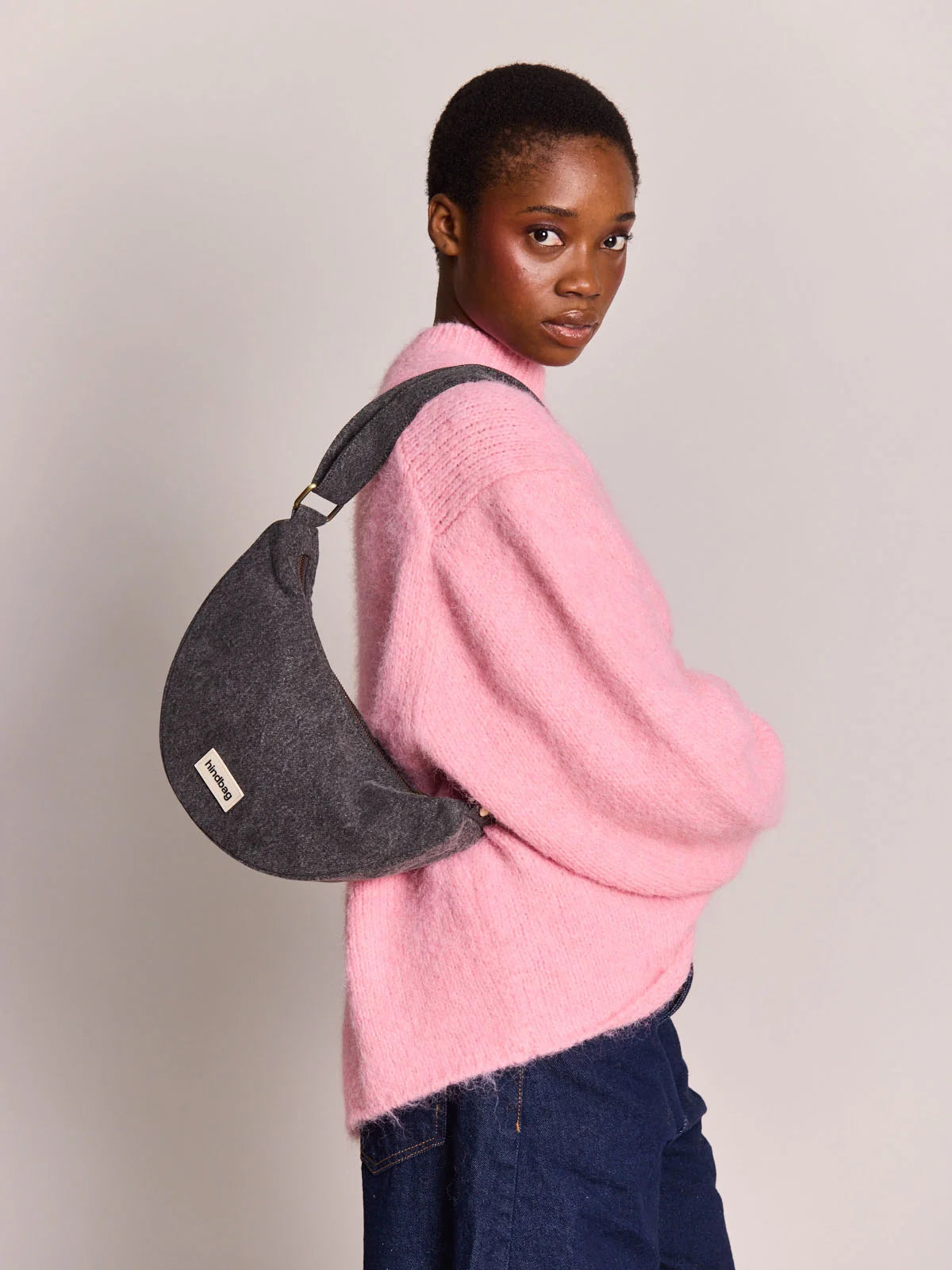 Riñonera Andrea Denim Gris Hindbag
