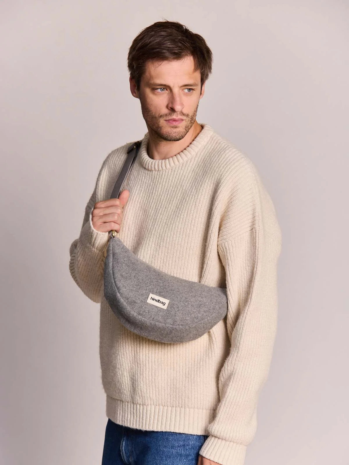 Riñonera Andrea Lana Gris Hindbag