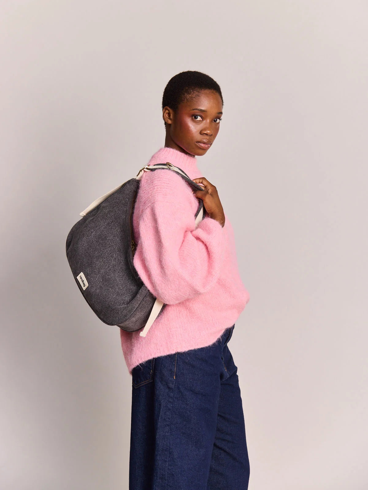 Bolso Bianca Denim Gris Hindbag