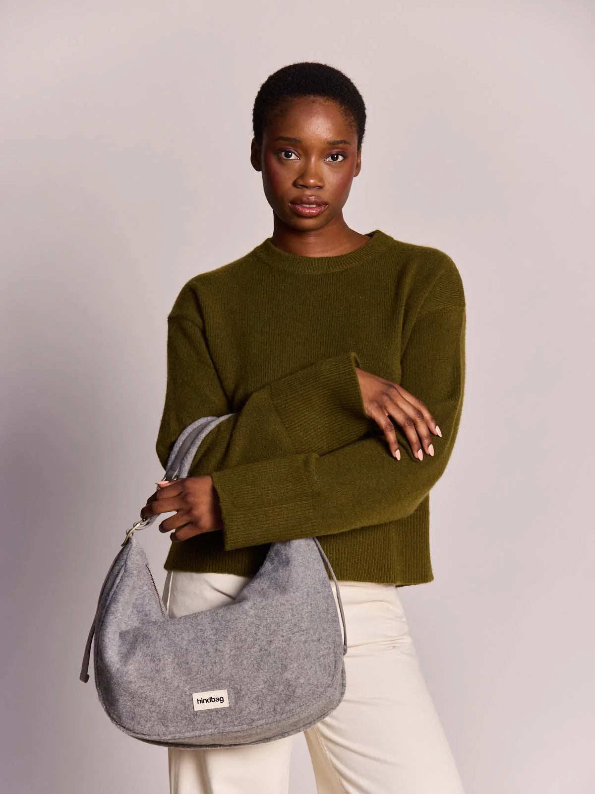 Bolso Bianca lana Gris Hindbag