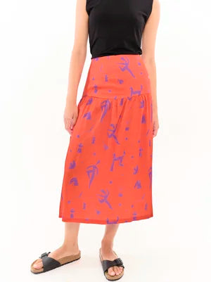 FALDA BRISA ROJO
