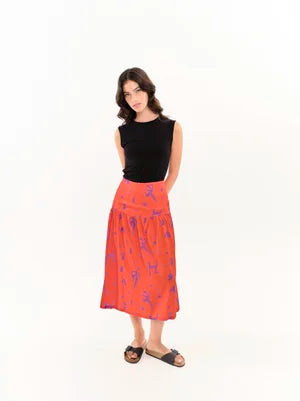 FALDA BRISA ROJO