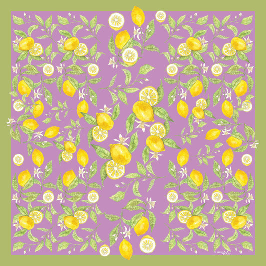 Pañuelo Citrus Malva Mi Abuela Lila