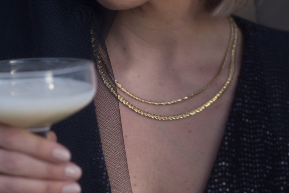 COLLAR HEARTS GOLD