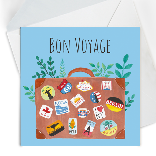 Tarjeta Bon Voyage Patrizia Martos