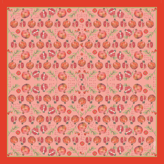 Pañuelo Granadas Rosa Mi Abuela Lila