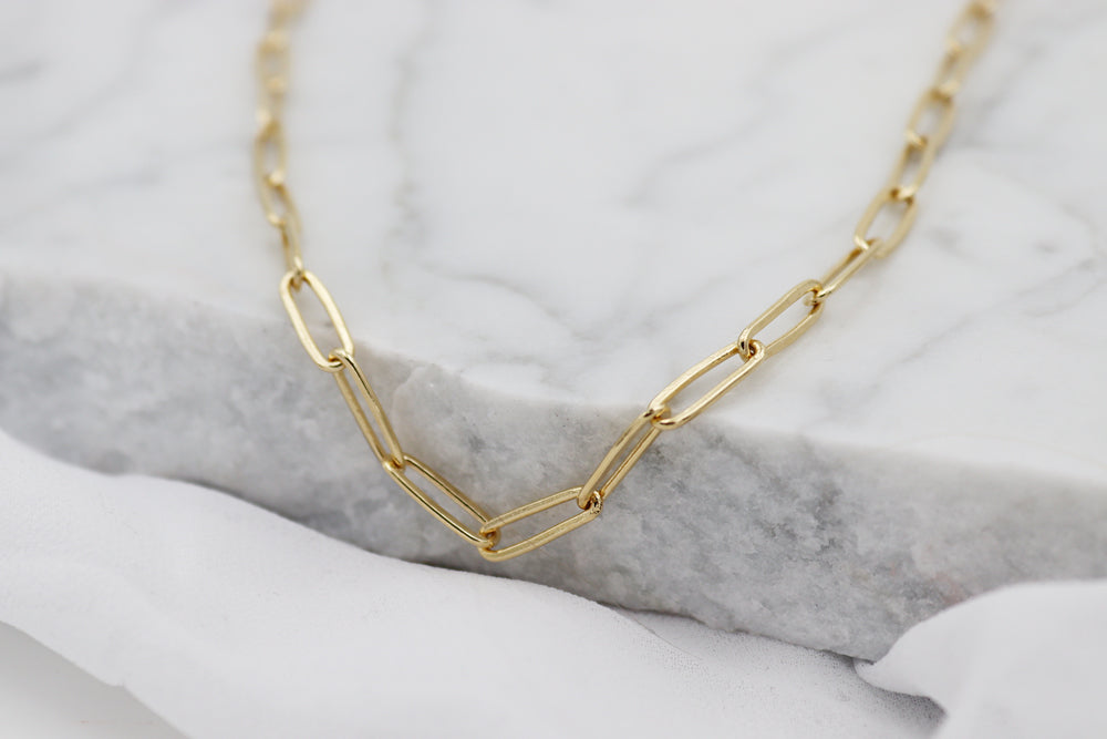 PULSERA LINK BIG GOLD