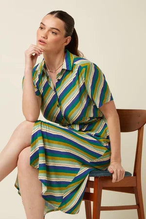 VESTIDO OLIVA CHIFF