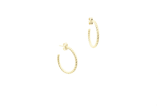 PENDIENTES TWIRL GOLD
