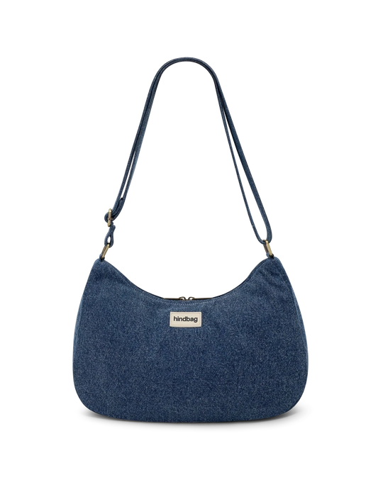 Bolso Rosa Denim Azul Hindbag