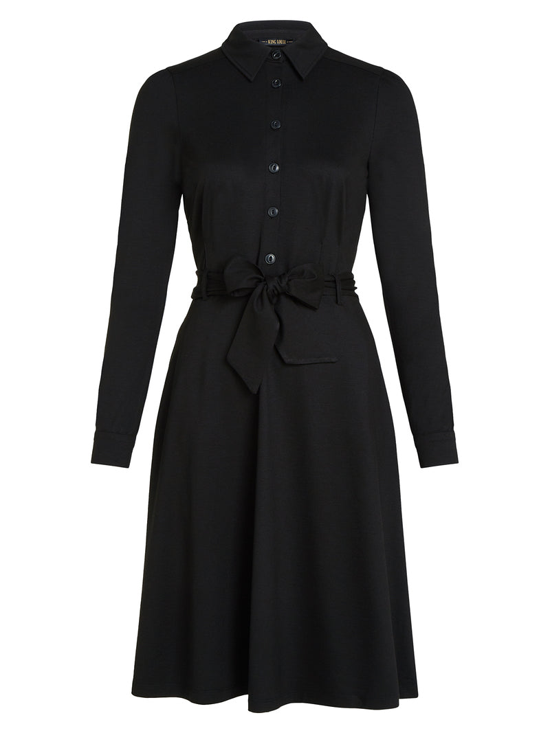 VESTIDO SHEEVA VISCOSE NEGRO