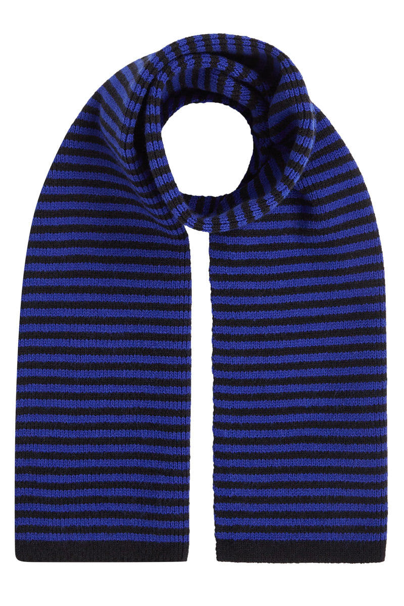Bufanda Small Stripe Azul King Louie