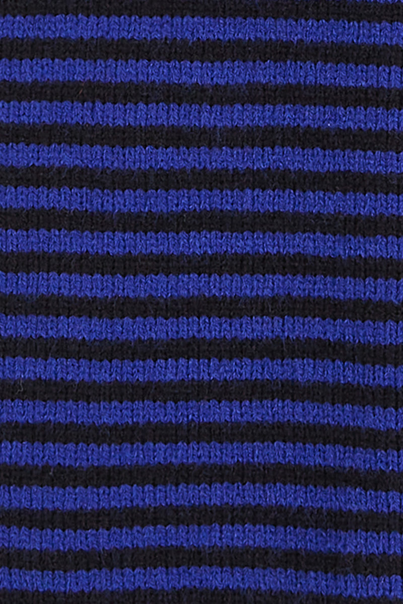 Bufanda Small Stripe Azul King Louie